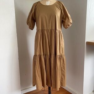 Everlane Light Cotton Puff Sleeve Dress